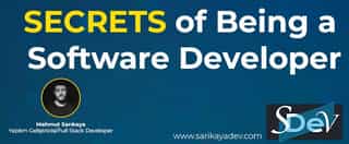 Secrets of Being a Software Developer